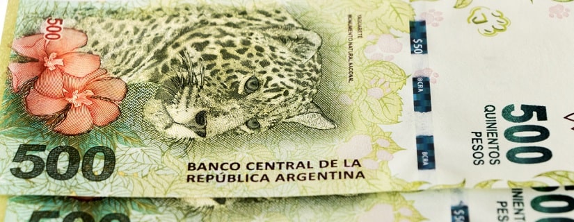 Des billets de banque argentins 